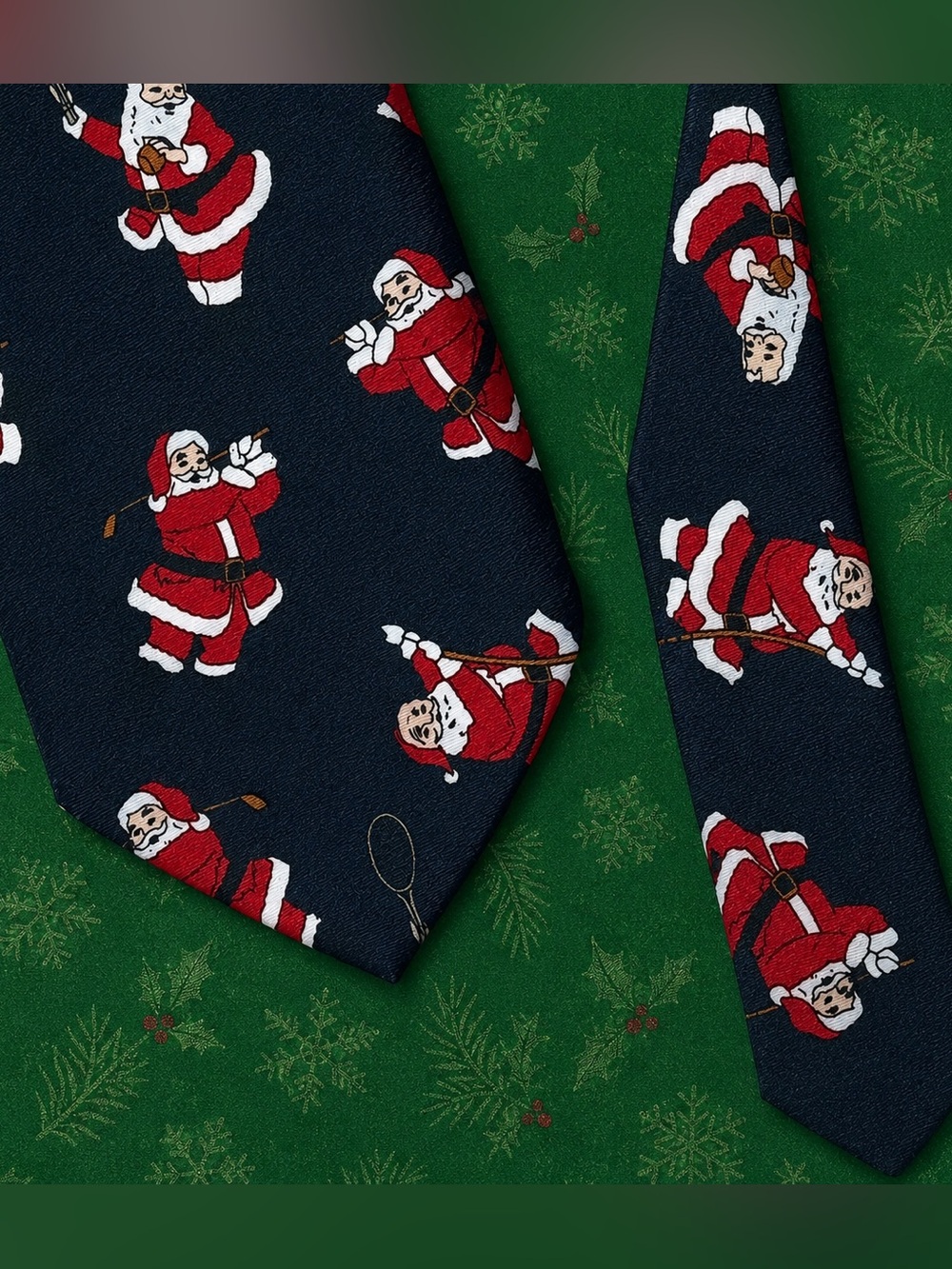 Santa Claus Patterned Tie
